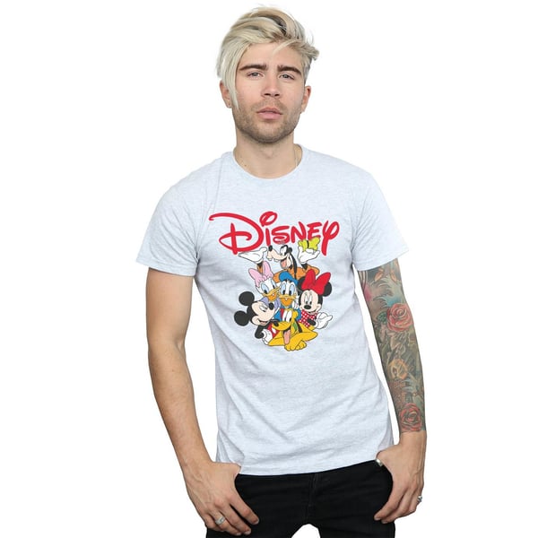 Disney Mens Mickey Mouse Crew T-Shirt