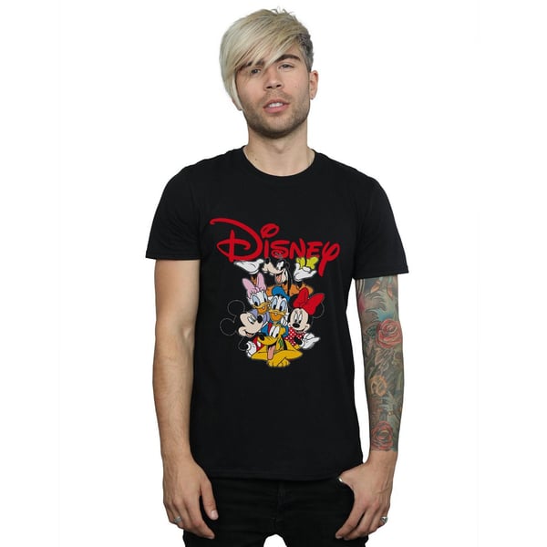 Disney Mens Mickey Mouse Crew T-Shirt