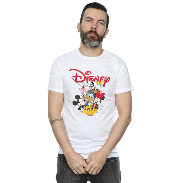 Disney Mens Mickey Mouse Crew T-Shirt