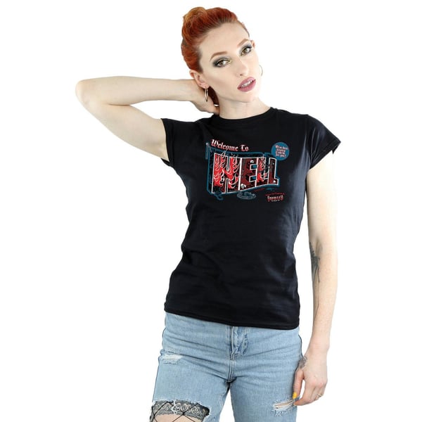 Supernatural Womens/Ladies Welcome To Hell Cotton T-Shirt