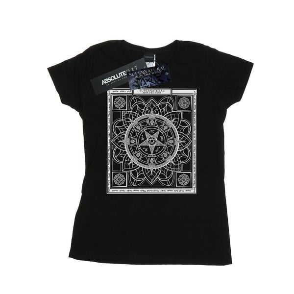 Supernatural Womens/Ladies Pentagram Pattern Cotton T-Shirt