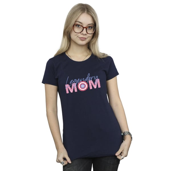 Marvel Womens/Ladies Avengers Captain America Mum Cotton T-Shirt