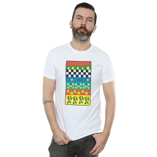 Disney Mens Donald Duck Vintage Pattern T-Shirt