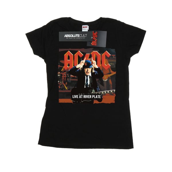 AC/DC Womens/Ladies Live At River Plate Columbia Records Cotton T-Shirt