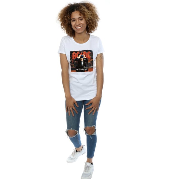 AC/DC Womens/Ladies Live At River Plate Columbia Records Cotton T-Shirt