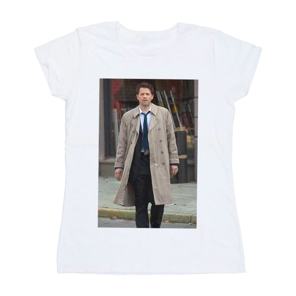 Supernatural Womens/Ladies Castiel Photograph Cotton T-Shirt