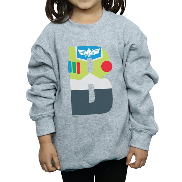 Disney Girls Alphabet B Is For Buzz Lightyear Sweatshirt