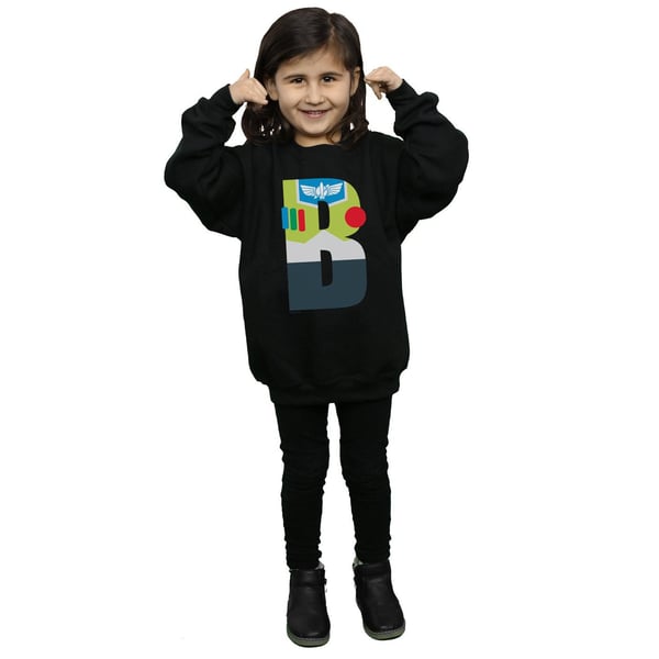 Disney Girls Alphabet B Is For Buzz Lightyear Sweatshirt