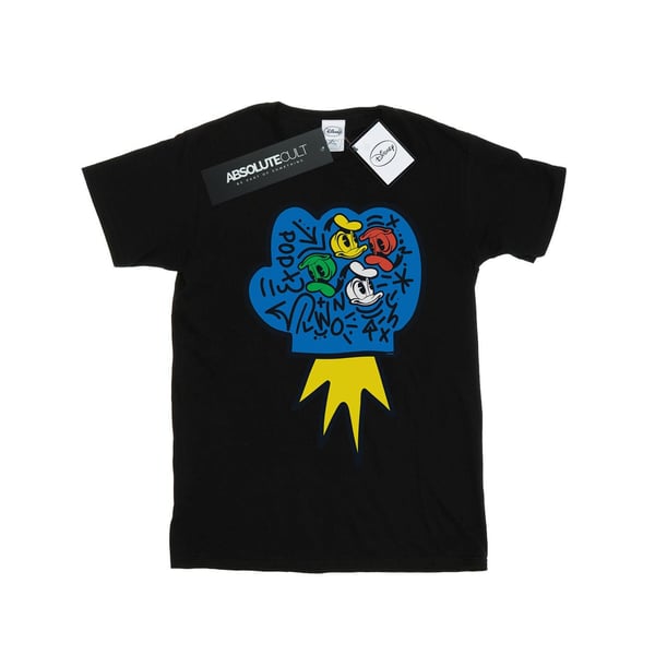 Disney Mens Donald Duck Pop Fist T-Shirt