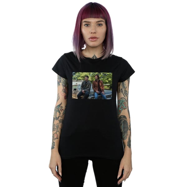 Supernatural Womens/Ladies Impala Brothers Cotton T-Shirt