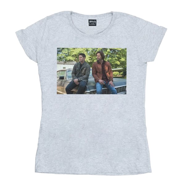 Supernatural Womens/Ladies Impala Brothers Cotton T-Shirt