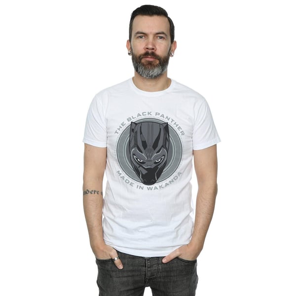 Black Panther Mens Made in Wakanda Cotton T-Shirt