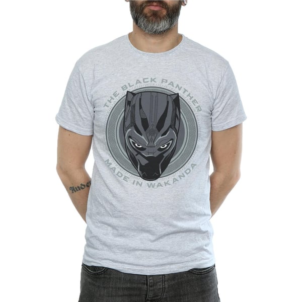 Black Panther Mens Made in Wakanda Cotton T-Shirt