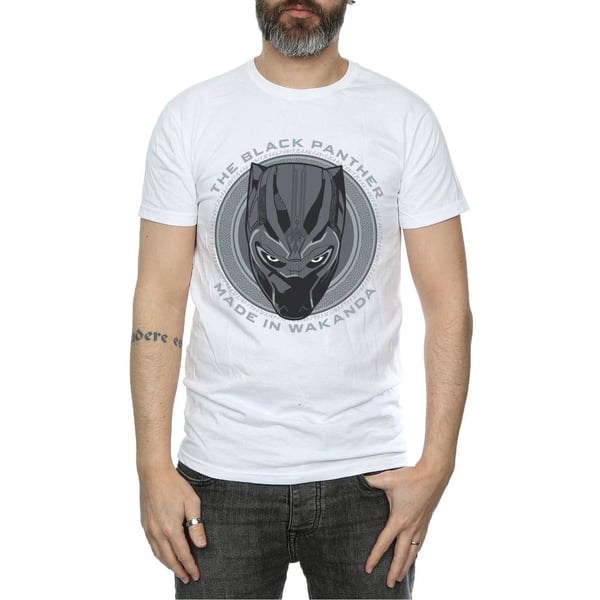 Black Panther Mens Made in Wakanda Cotton T-Shirt