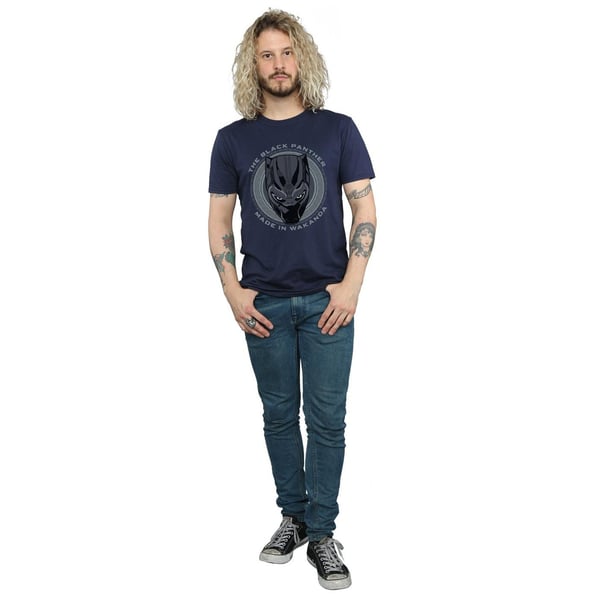 Black Panther Mens Made in Wakanda Cotton T-Shirt