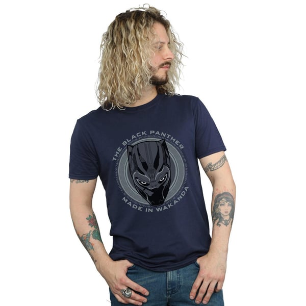 Black Panther Mens Made in Wakanda Cotton T-Shirt