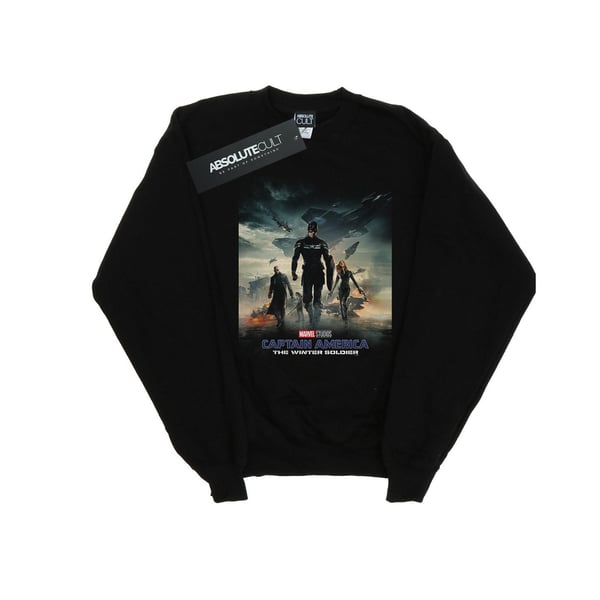 Marvel Studios Mens Captain America The Winter Soldier Poster Sweatshirt