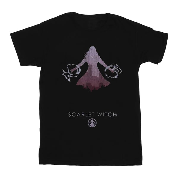 Marvel Naisten Scarlet Witch Siluetti Puuvillainen Boyfriend T-paita
