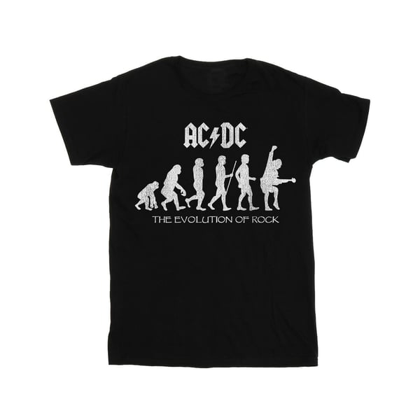 ACDC Girls Evolution Of Rock Cotton T-Shirt