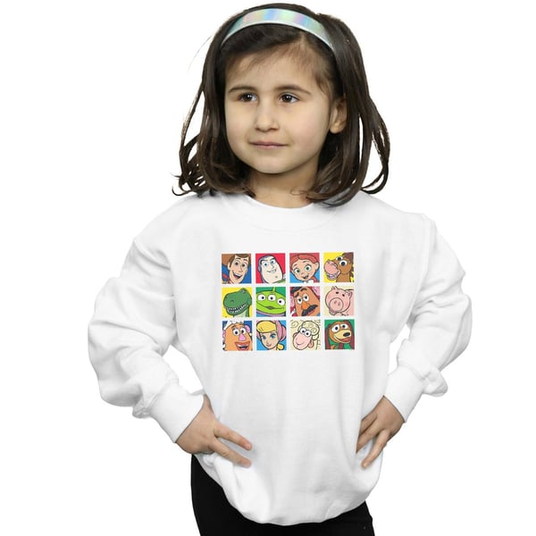 Disney Girls Toy Story Character Squares Sweatshirt