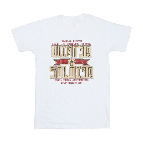 Marvel Naisten/Naisten Winter Soldier Trigger Badge Puuvillainen Boyfriend T-paita