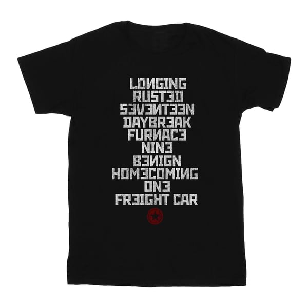Marvel Naiset/Naisten Winter Soldier Trigger Words Puuvillainen Boyfriend T-paita