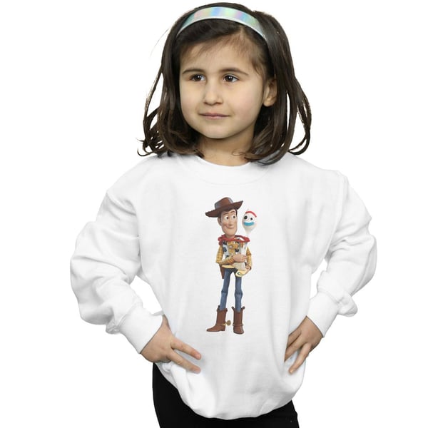 Disney Girls Toy Story 4 Woody And Forky Sweatshirt