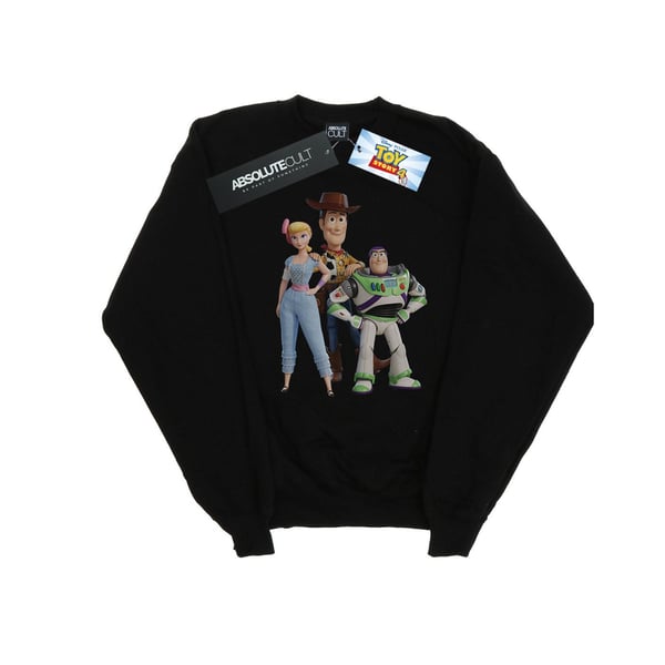 Disney Girls Toy Story 4 Woody Buzz and Bo Peep Sweatshirt