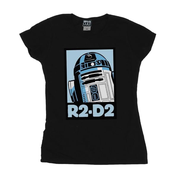 Star Wars Womens/Ladies R2-D2 Poster Cotton T-Shirt