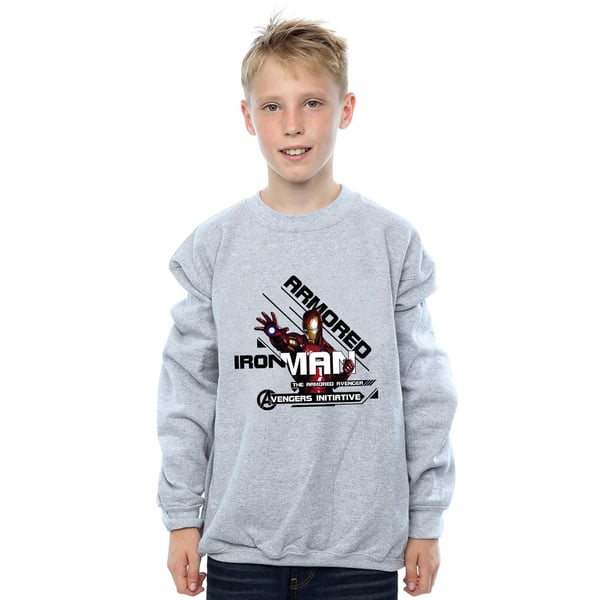 Marvel Boys Avengers Iron Man Armoured Avenger Sweatshirt