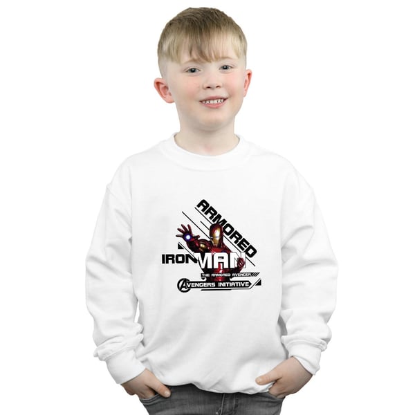 Marvel Boys Avengers Iron Man Armoured Avenger Sweatshirt