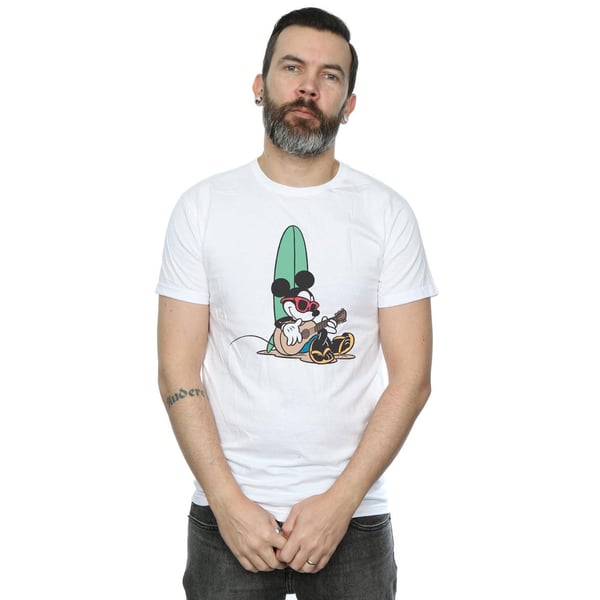 Disney Mens Mickey Mouse Surf And Chill T-Shirt