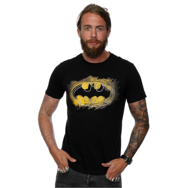 Batman Herr T-shirt med Spraylogga i Bomull
