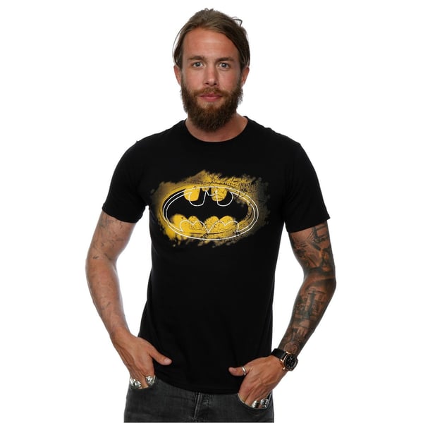 Batman Herr T-shirt med Spraylogga i Bomull