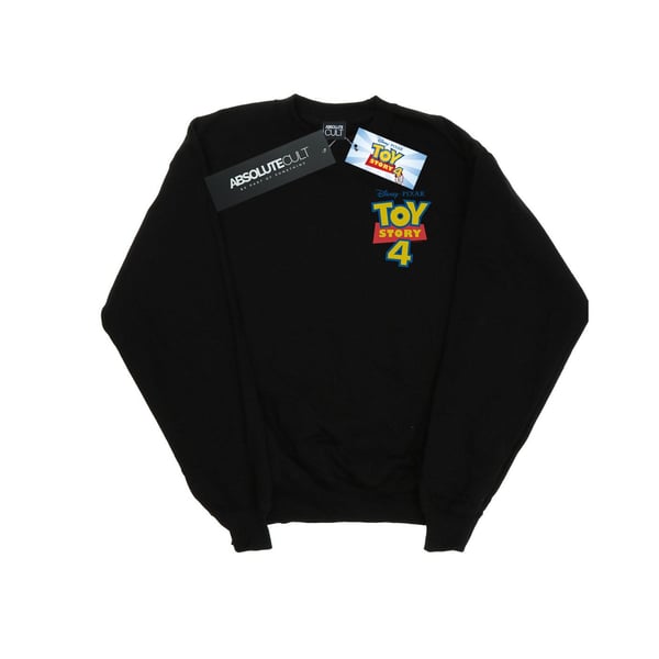 Disney Girls Toy Story 4 Logo Breast Print Sweatshirt