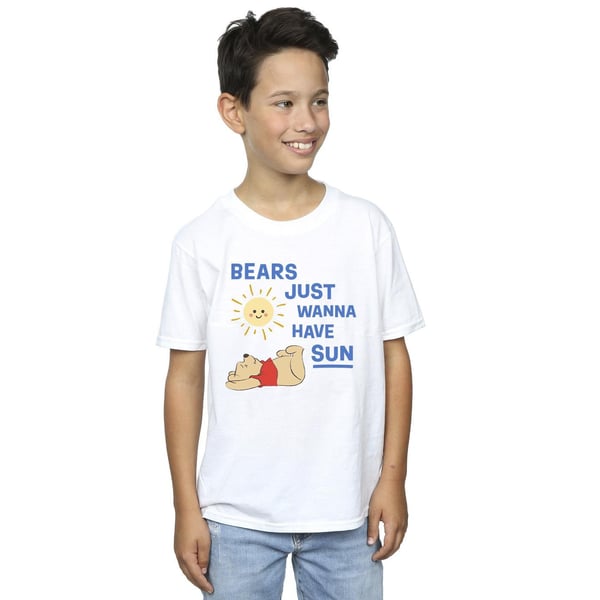 Disney Boys Winnie The Pooh Bears Just Wanna Have Sun T-Shirt