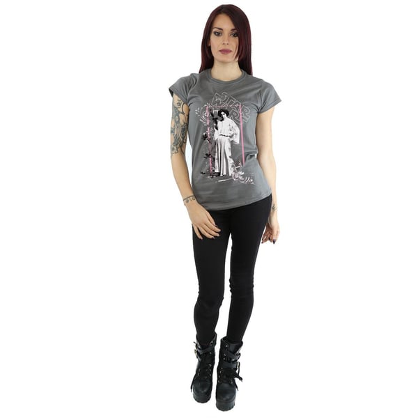 Star Wars Womens/Ladies Princess Leia Distressed Cotton T-Shirt