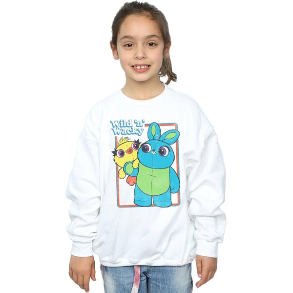 Disney Girls Toy Story 4 Duck And Bunny Wild And Wacky Sweatshirt