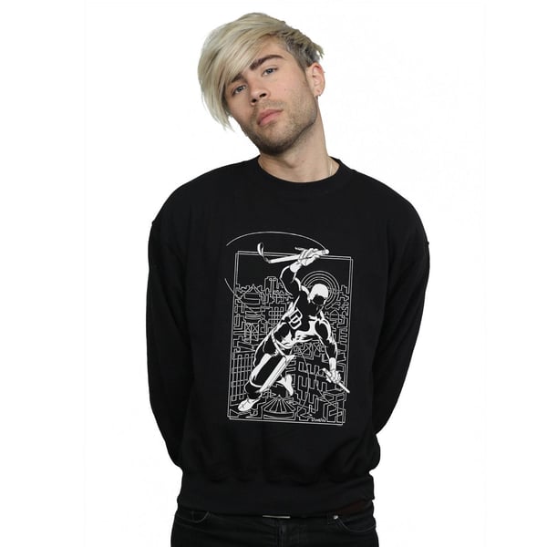 Marvel Mens Daredevil Silhouette Sweatshirt