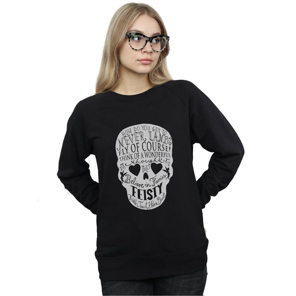 Disney Womens/Ladies Tinker Bell Skull Sweatshirt
