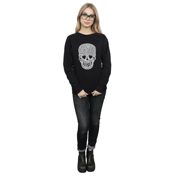 Disney Womens/Ladies Tinker Bell Skull Sweatshirt