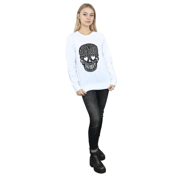 Disney Womens/Ladies Tinker Bell Skull Sweatshirt