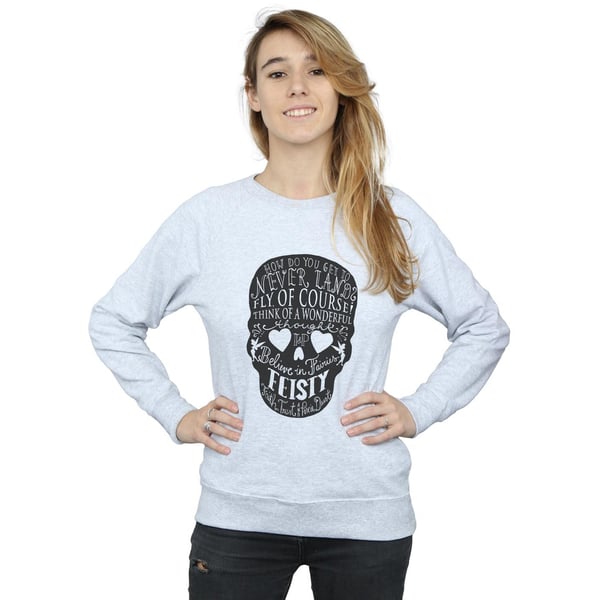 Disney Womens/Ladies Tinker Bell Skull Sweatshirt