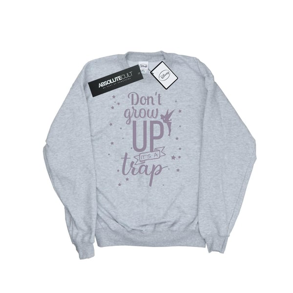 Disney Womens/Ladies Tinker Bell Don´t Grow Up Sweatshirt