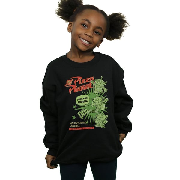 Disney Girls Toy Story 4 Pizza Planet Little Green Men Sweatshirt