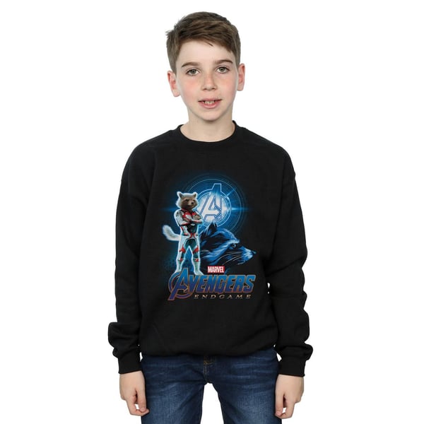 Marvel Boys Avengers Endgame Rocket Team Suit Sweatshirt