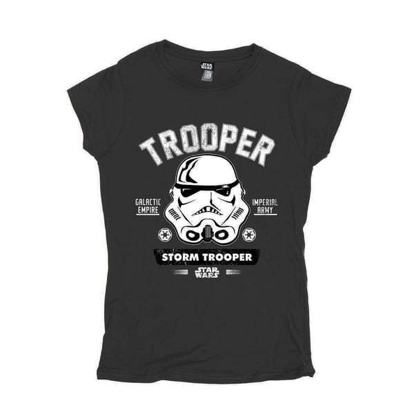 Star Wars Womens/Ladies Stormtrooper Collegiate Cotton T-Shirt