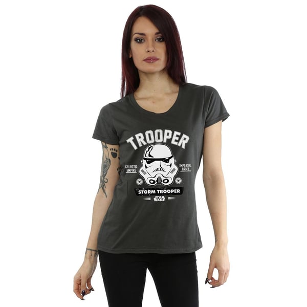 Star Wars Womens/Ladies Stormtrooper Collegiate Cotton T-Shirt