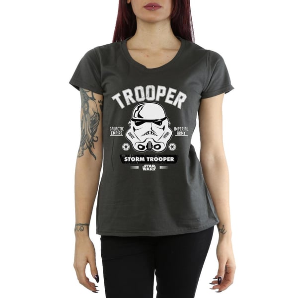 Star Wars Womens/Ladies Stormtrooper Collegiate Cotton T-Shirt