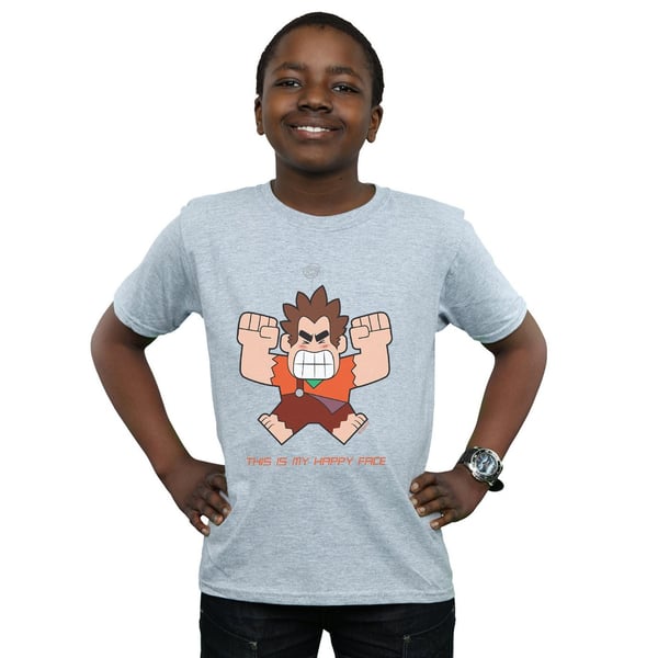 Disney Boys Wreck It Ralph Happy Face T-Shirt